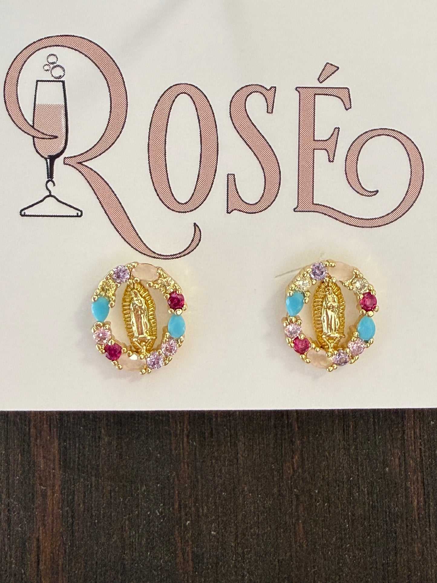 Colorful Mary Stud Earring