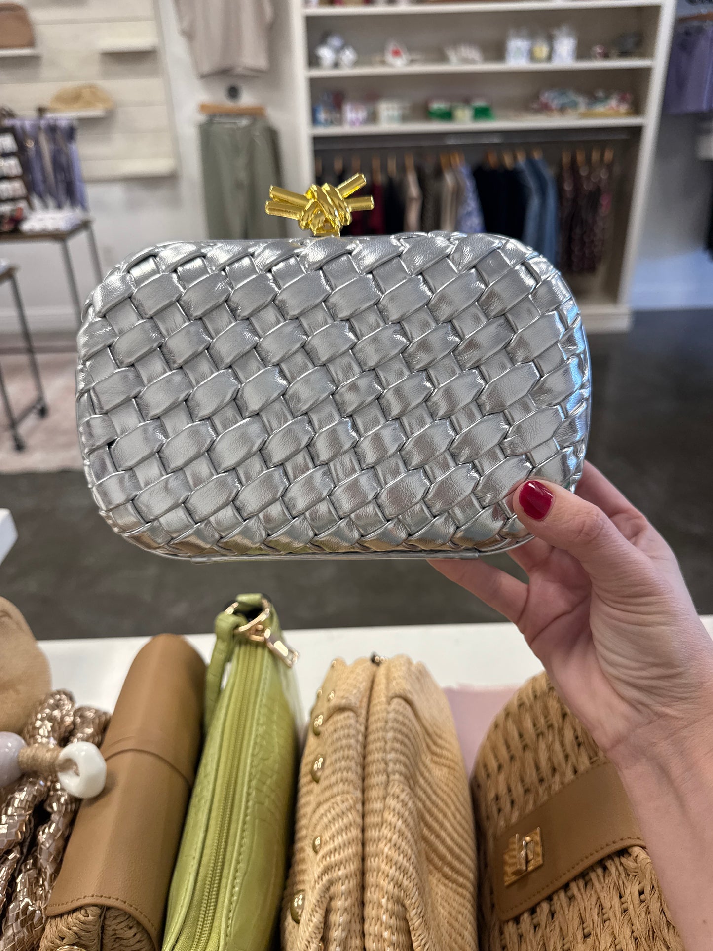Silver Evening bag