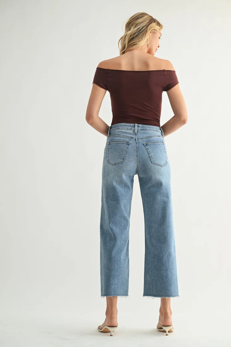 Medium Slim Cropped Denim