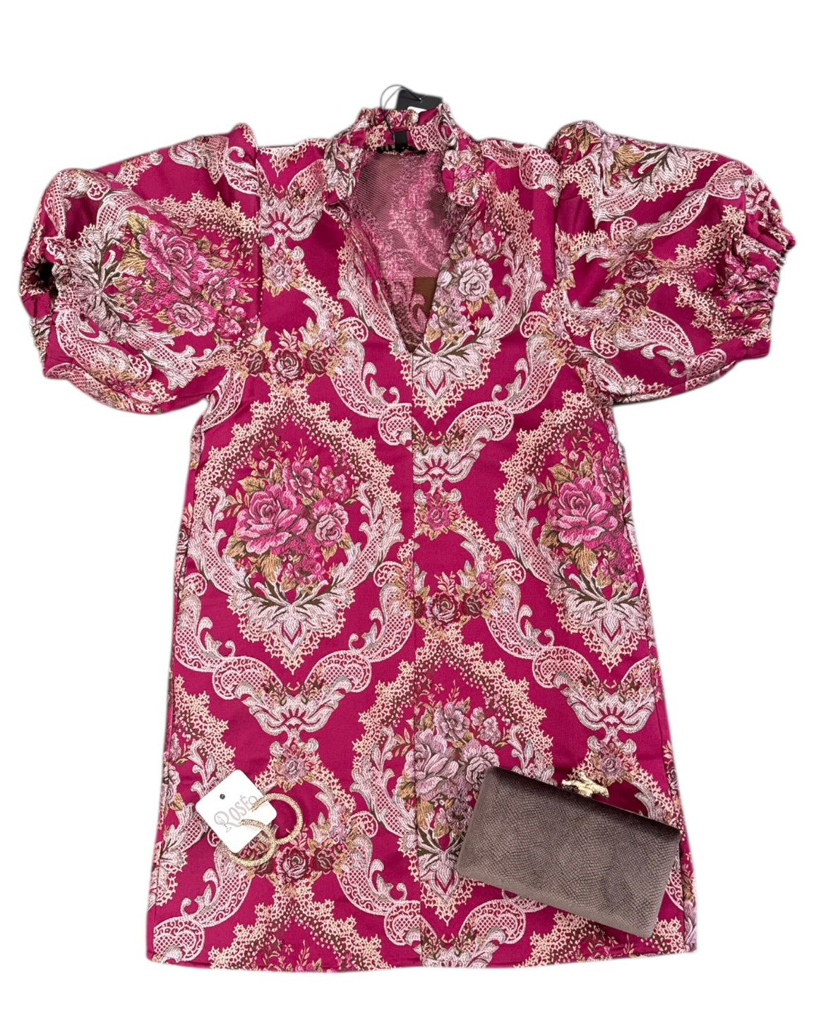 Floral Embroidery Detail Dress