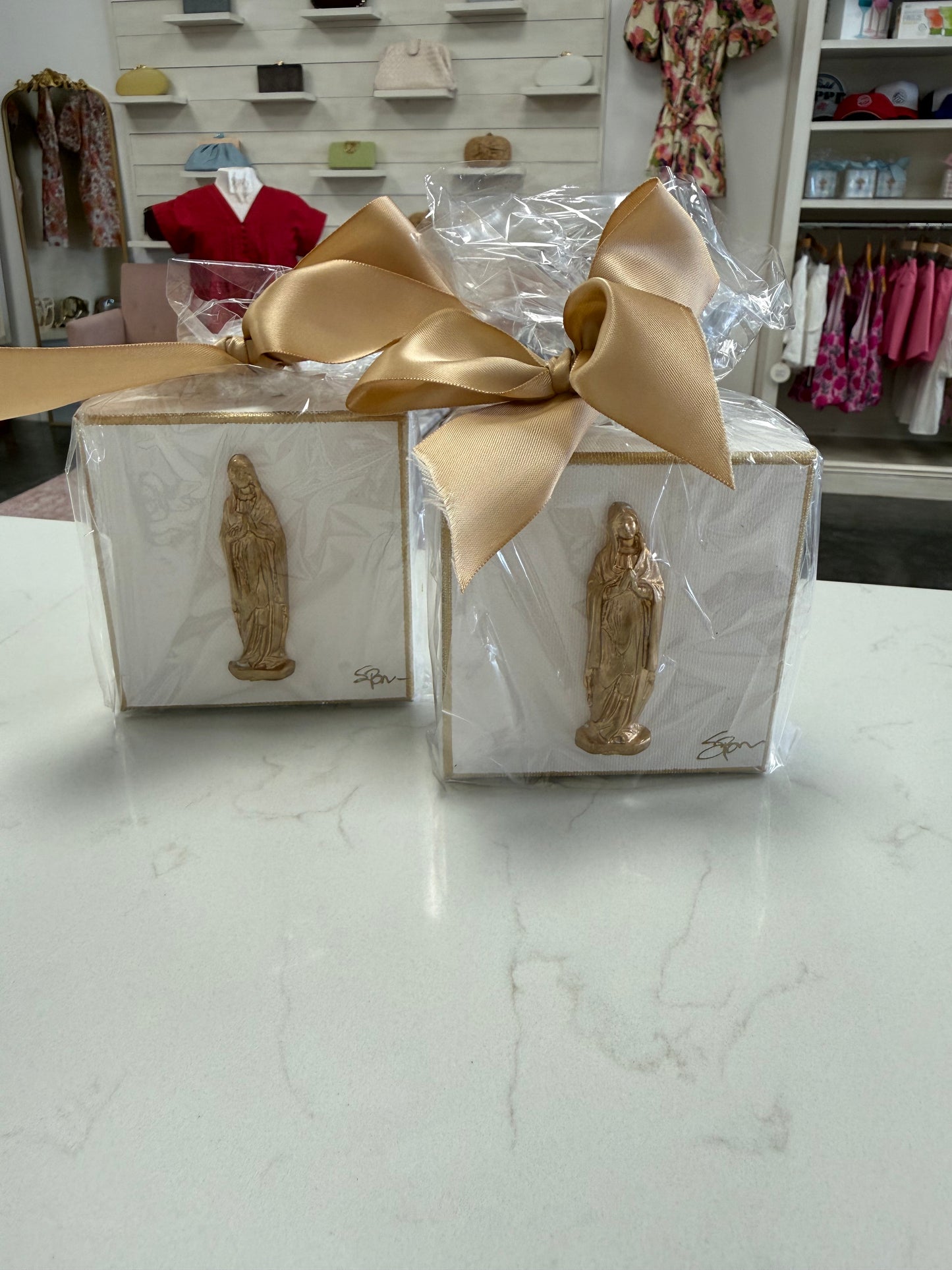 Gold Leaf Mary Artwork