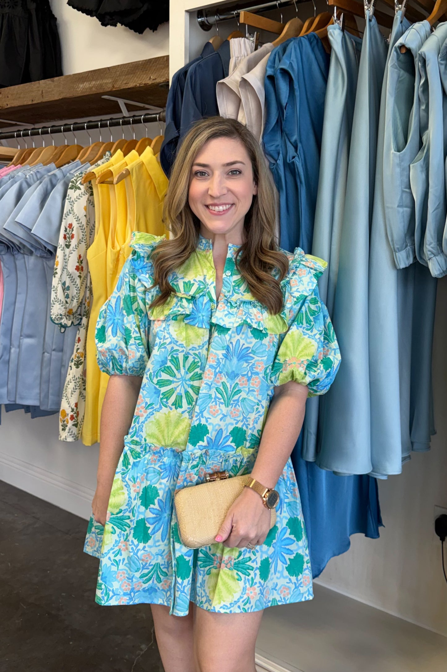 Lime Multi Dress