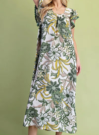 Olive Mix Dress