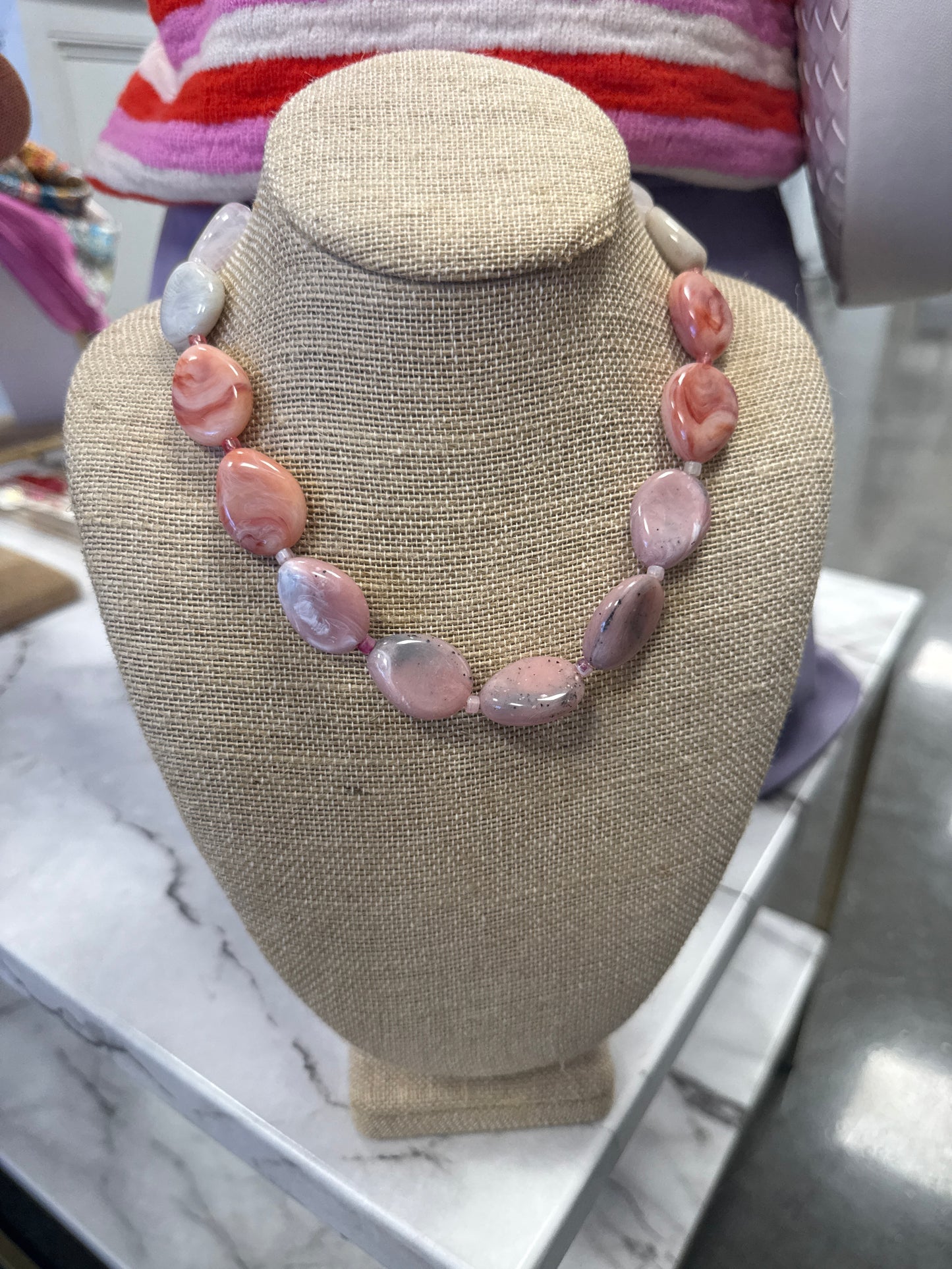 Spring gem necklace