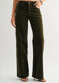 Olive Corduroy Jean