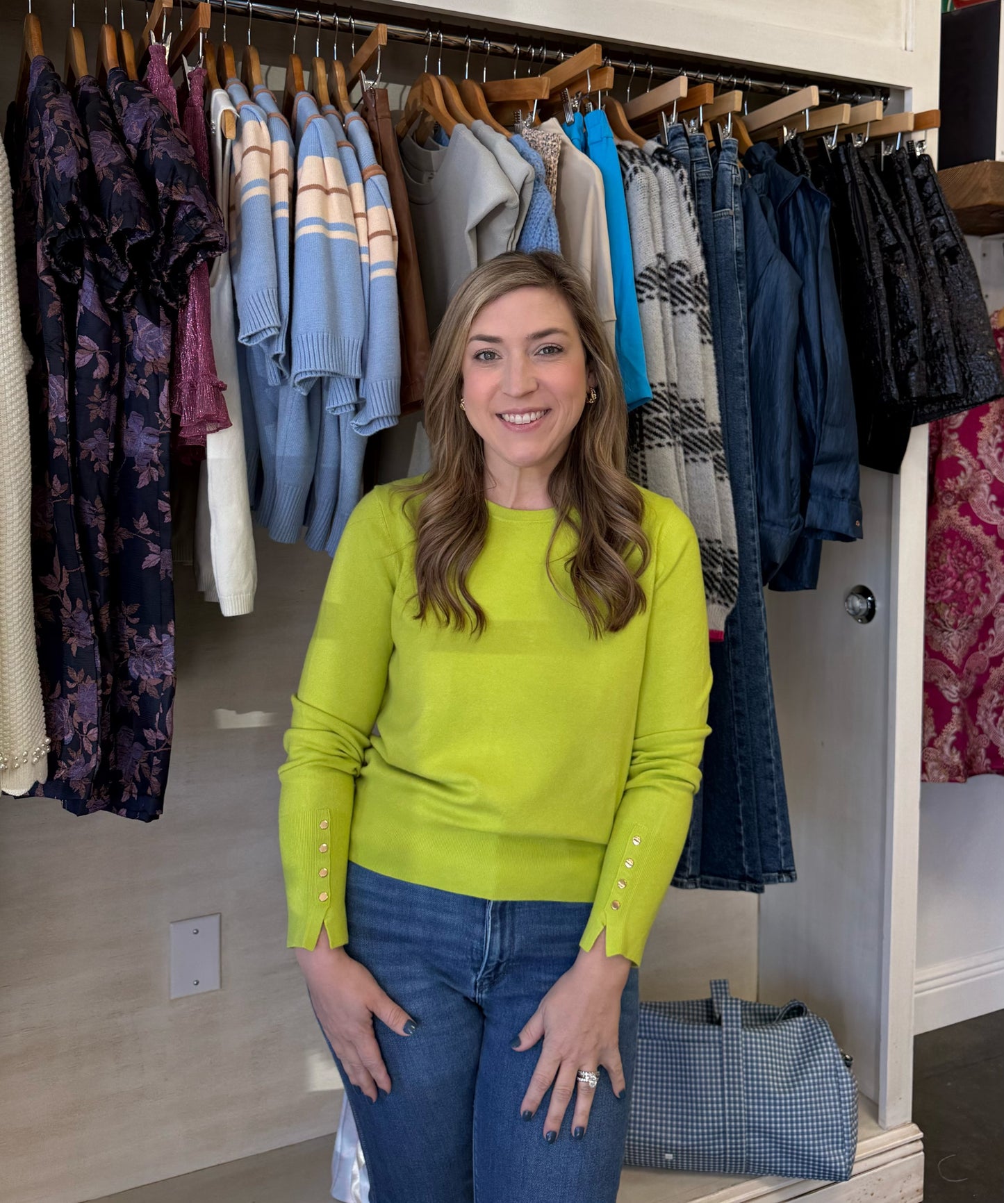 Chartreuse Lightweight Sweater