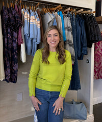 Chartreuse Lightweight Sweater