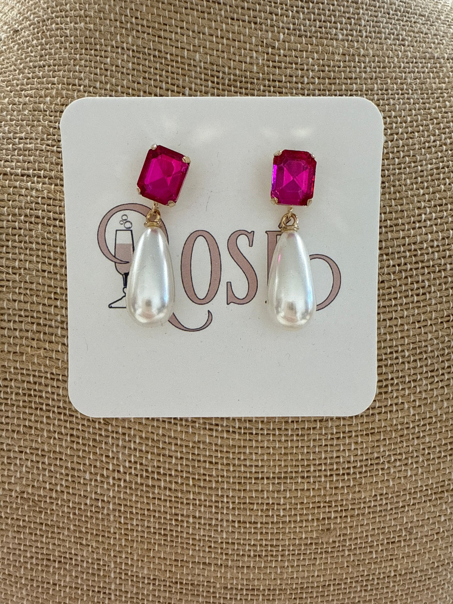 Pearl drop earring