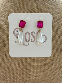 Pearl drop earring