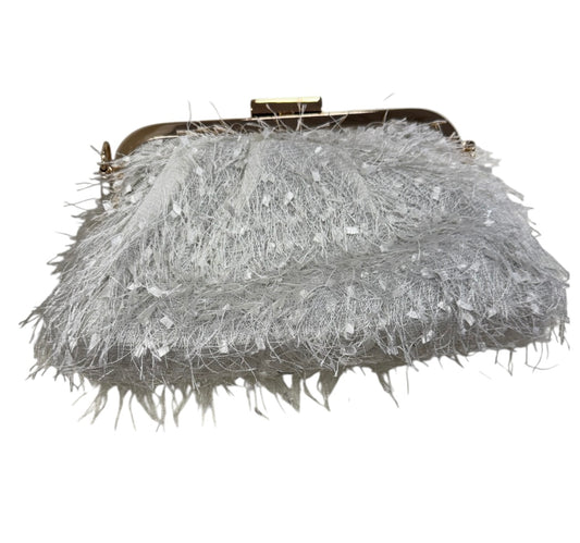 Ivory Feather Bag