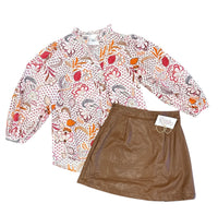 Portia Leather Skirt