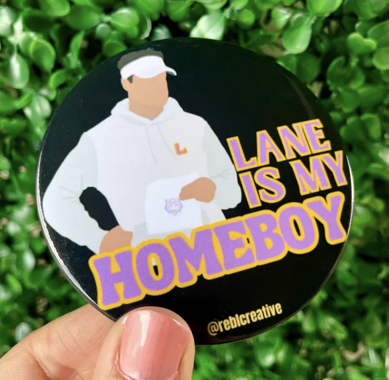 Lane is my homeboy Button
