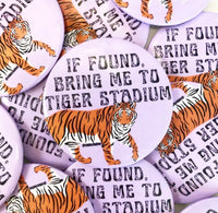 Tiger Game Day Button