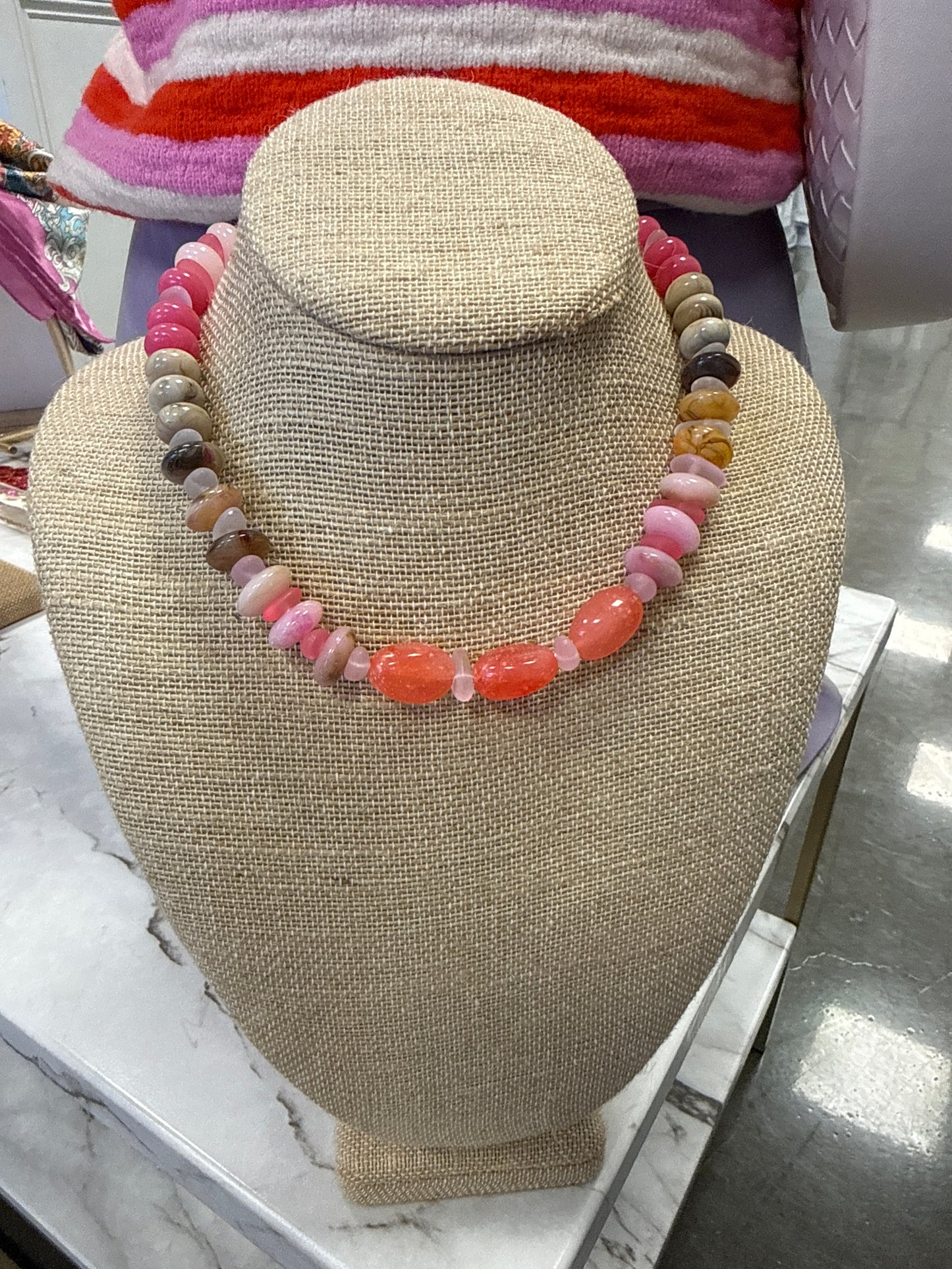 Spring beaded necklace