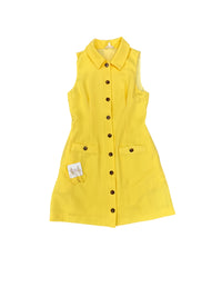 Yellow Button Down Dress