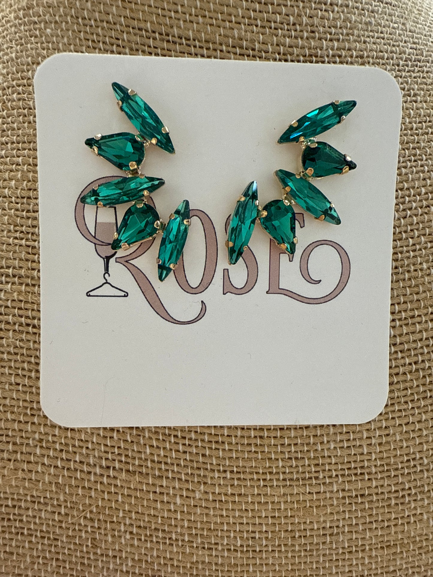 Emerald earrings