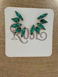 Emerald earrings