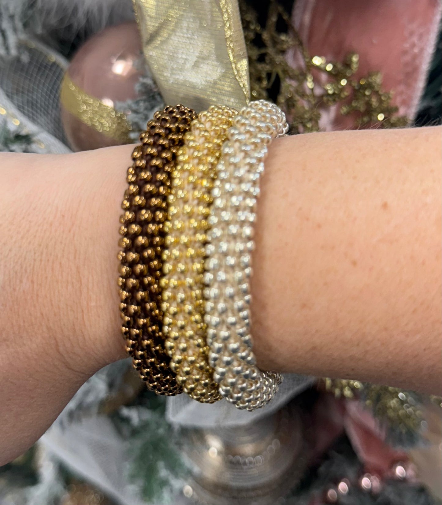 Beaded Crochet Bracelets