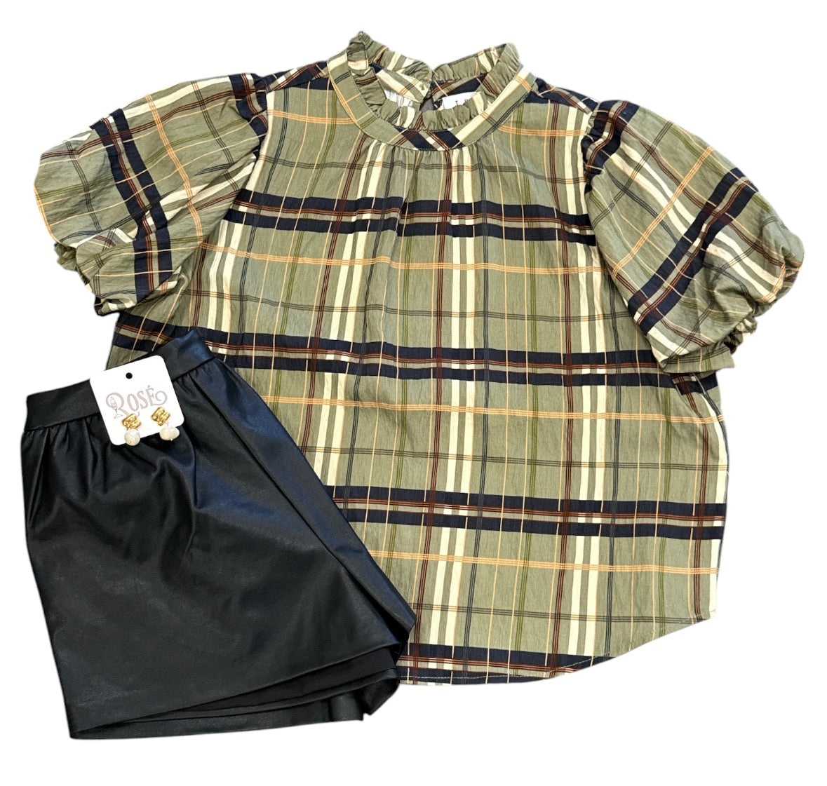 Fall Plaid Top