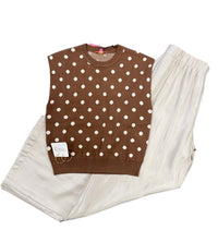 Sleeveless Polka Dot Top