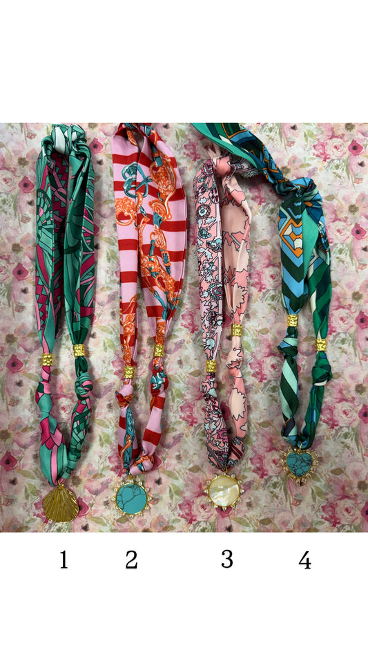 Summer Scarf Necklace