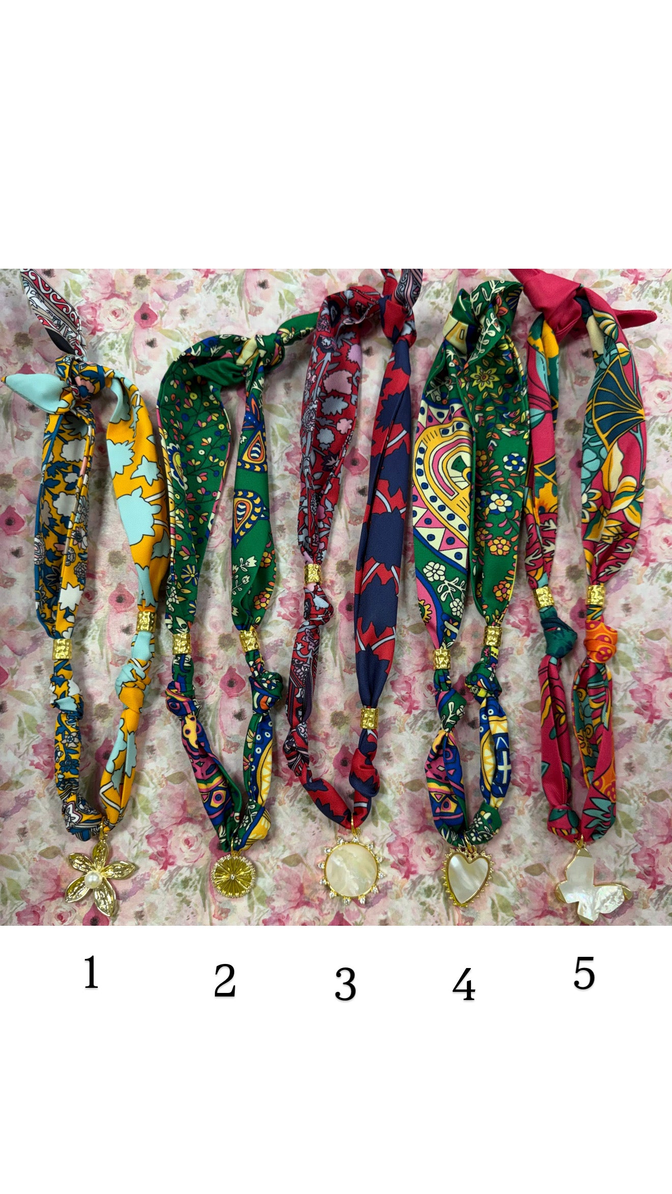 Summer Scarf Necklace