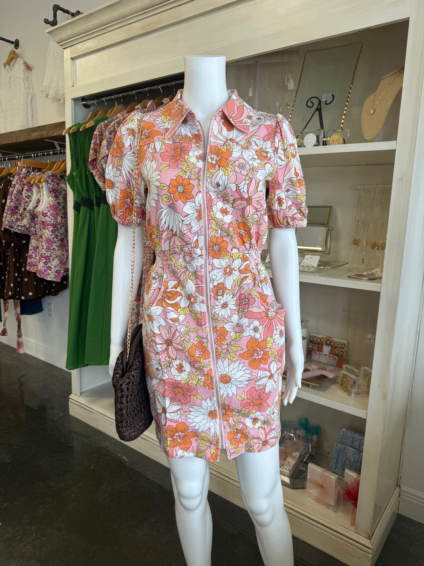 Fall Floral Dress