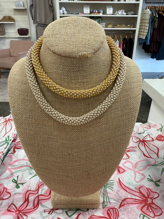 Crochet Beaded Necklace