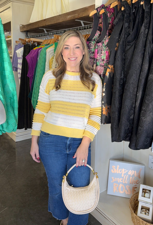 Spring Stripe Sweater