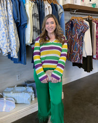 Mardi Gras Sweater