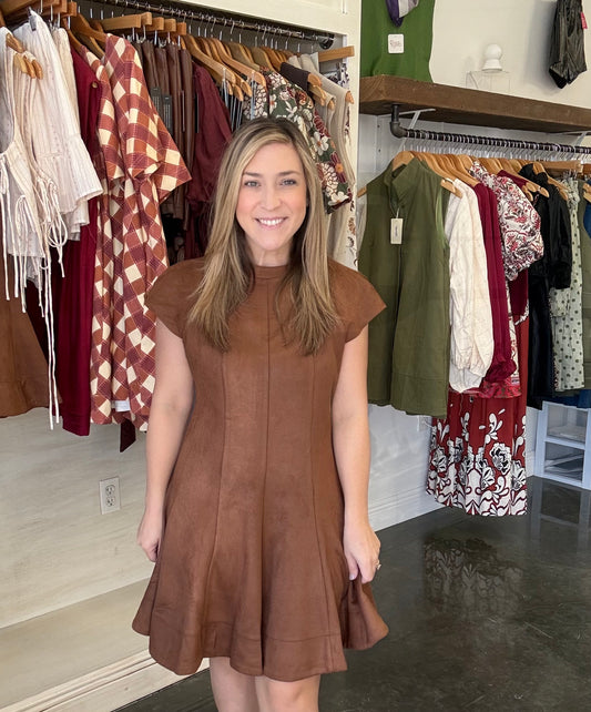 Madison Suede Dress